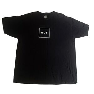 Huf Black T Shirt.              XXL